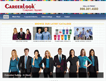 Tablet Screenshot of careerlook.com